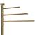Suport cuier pentru prosoape cu 3 brate, inaltime 86cm, auriu lucios Household NewTrend