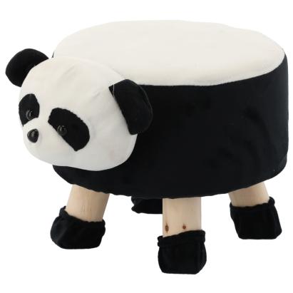 Taburet pentru copii, 28x25cm, maxim 50kg, model panda Household NewTrend