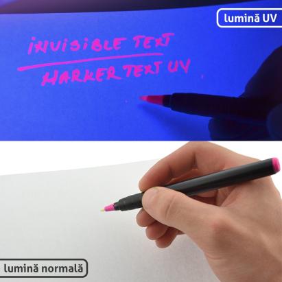 Marker permanent cu cerneala rosie invizibila MultiMark GlobalProd