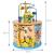 Cub activitati educative copii, 8 in 1, ceas, labirinturi, abac, forme geometrice, multicolor, lemn MultiMark GlobalProd
