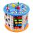 Cub activitati educative copii, 8 in 1, ceas, labirinturi, abac, forme geometrice, multicolor, lemn MultiMark GlobalProd