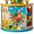 Cub activitati educative copii, 8 in 1, ceas, labirinturi, abac, forme geometrice, multicolor, lemn MultiMark GlobalProd