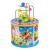 Cub activitati educative copii, 8 in 1, ceas, labirinturi, abac, forme geometrice, multicolor, lemn MultiMark GlobalProd