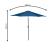 Umbrela terasa gradina, cu manivela si inclinare, diametru 300cm, Albastru Household NewTrend