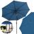 Umbrela terasa gradina, cu manivela si inclinare, diametru 300cm, Albastru Household NewTrend