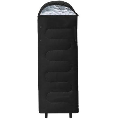 Sac de dormit tip mumie, cu geanta de transport, 220x80cm, 0-15grade, negru Household NewTrend