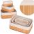 Set 3 cutii organizatoare din bambus, diverse dimensiuni, maro Household NewTrend