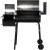 Gratar bbq pentru carbuni, 2 compartimente, grill si afumatoare, raft, horn, roti transport, termometru MultiMark GlobalProd