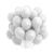 Set 100 baloane petrecere, material latex, forma ovala 30 cm culoare alb MultiMark GlobalProd
