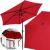Umbrela terasa gradina, cu manivela si inclinare, diametru 250cm, Rosu Household NewTrend