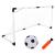 Set fotbal, 2 porti fotbal, minge si pompa, 92x61x48 cm, alb negru MultiMark GlobalProd