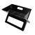 Gratar metalic pe carbune, pliabil, din otel cu tava cromata, 46x31x29cm, negru Household NewTrend