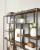 VASAGLE Biblioteca cu forma geometrica, pe 6 nivele, stil industrial, 30x80x180cm, maro rustic si negru Household NewTrend