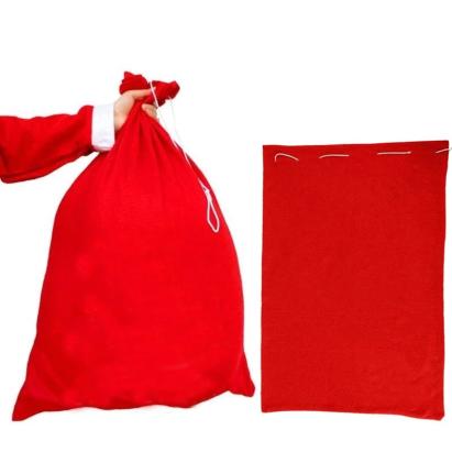 Sac mos craciun, inchidere snur, 40x60 cm, rosu MultiMark GlobalProd