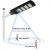 Lampa solara stradala 100w, senzor miscare, lumina alb rece 6500k, 3 moduri iluminare, telecomanda, aluminiu MultiMark GlobalProd