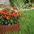 Palisada gradina, gardulet decorativ 24x100 cm, imbinari ascunse, maro MultiMark GlobalProd
