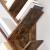 VASAGLE Biblioteca de podea cu 8 etaje, cu rafturi din lemn in forma V, 25x141x50cm, maro rustic Household NewTrend