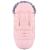 Sac iarna de bebelusi pentru carucior, marime universala, cu gluga, 90x45cm, roz pal Household NewTrend