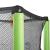 Trambulina copii, diametru 140 cm, maxim 45 kg, cu plasa de protectie, scara acces, verde MultiMark GlobalProd