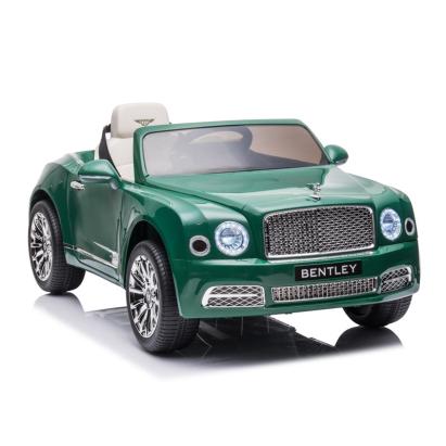 Masina electrica de jucarie bentley mulsanne, 2x35w, mp3, maxim 30 kg, telecomanda, roti eva, verde MultiMark GlobalProd