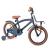Bicicleta 16 inch, cool boy, cadru otel 26 cm, frana v-brake, suport frontal, 2 roti ajutatoare, far, bleumarin MultiMark GlobalProd