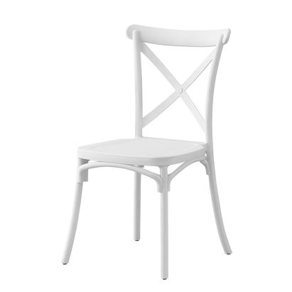 Scaun de bucatarie, stil clasic, inaltime 88 cm, latime 43 cm, alb MultiMark GlobalProd