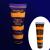 Vopsea glow uv neon, orange, recipient 25 ml, pentru body painting si proiecte artistice MultiMark GlobalProd