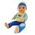 Papusa bebelus care face pipi, hainute baietel, inaltime 40 cm, olita, suzeta, sticluta, 3 ani+ MultiMark GlobalProd