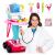 Kit medical pentru copii, 18 piese, carucior cu ekg, stetoscop, otoscop, bisturiu, foarfece, sunete si lumini, inaltime 58 cm MultiMark GlobalProd