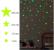 Set 75 stickere fosforescente decorative, stele, buline, lumineaza verde, dimensiuni 1-4 cm MultiMark GlobalProd