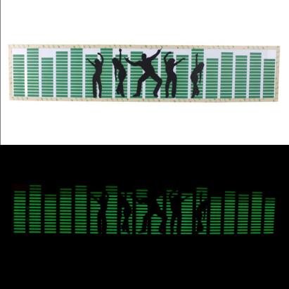 Panou egalizator auto dancing 70x15 cm, senzor sunet, invertor baterii MultiMark GlobalProd