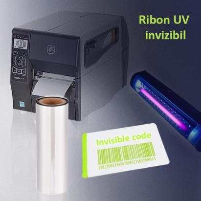 Ribon uv invizibil yellow pentru imprimante termice, latime 110 mm, diametru 25 mm MultiMark GlobalProd