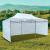 Cort de gradina quick tent, pliabil, 6x3x3 m, pavilion 3 pereti, inaltime reglabila, montare rapida MultiMark GlobalProd