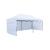 Cort de gradina quick tent, pliabil, 6x3x3 m, pavilion 3 pereti, inaltime reglabila, montare rapida MultiMark GlobalProd