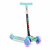 Trotineta pliabila, 3 roti cu lumini multicolore led, reglare inaltime, verde MultiMark GlobalProd