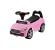 Masinuta ride-on, sezut ergonomic cu spatar, volan, 66x29x36 cm, roz MultiMark GlobalProd
