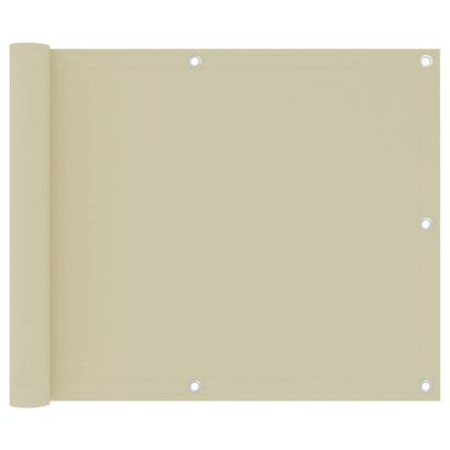 Paravan pentru balcon, crem, 75x300 cm, țesătură oxford GartenMobel Dekor