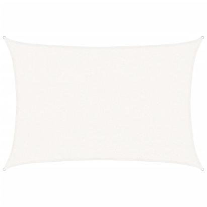 Pânză parasolar, alb, 2,5 x 3,5 m, HDPE, 160 g/m² GartenMobel Dekor