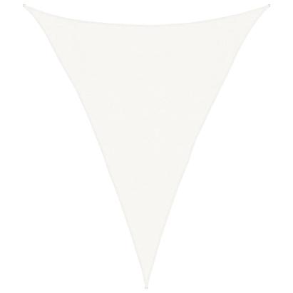 Pânză parasolar, alb, 3x4x4 m, HDPE, 160 g/m² GartenMobel Dekor