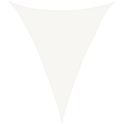 Pânză parasolar, alb, 5x7x7 m, HDPE, 160 g/m² GartenMobel Dekor