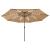 Umbrelă soare de grădină cu LED-uri, taupe, 400 cm GartenMobel Dekor