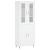Dulap înalt, alb, 69,5x34x180 cm, lemn compozit GartenMobel Dekor