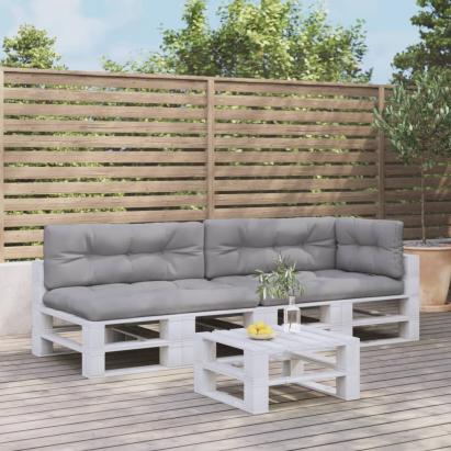 Perne pentru paleți, 5 buc., gri, material textil GartenMobel Dekor