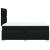 Pat box spring cu saltea, negru, 120x190 cm, catifea GartenMobel Dekor