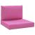 Perne pentru paleți, 2 buc., roz, țesătură oxford GartenMobel Dekor