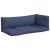 Perne canapea din paleți, 3 buc., bleumarin, textil Oxford GartenMobel Dekor