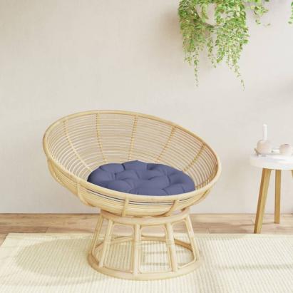 Pernă rotundă, bleumarin, Ø 60 x11 cm, țesătură Oxford GartenMobel Dekor