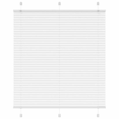 Jaluzea plisată alb 120x100 cm Lățime țesătură 119,4 cm GartenMobel Dekor