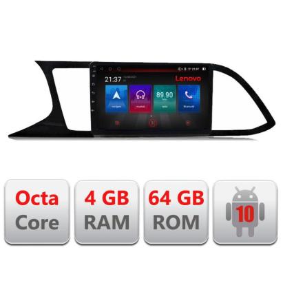 Navigatie Seat Leon MIB E-306 Octa Core cu Android Radio Bluetooth Internet GPS WIFI DSP 4+64GB 4G RESIGILAT CarStore Technology