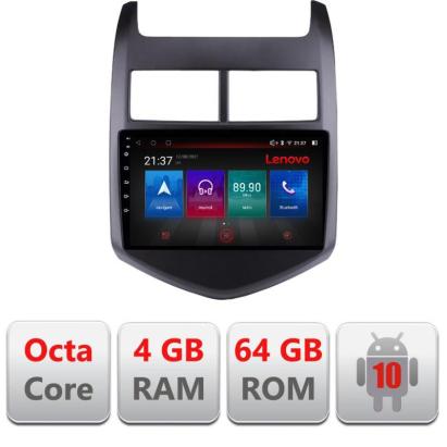 Navigatie Chevrolet Aveo 2010-2013 E-AVEO10 Octa Core cu Android Radio Bluetooth Internet GPS WIFI DSP 4+64GB 4G RESIGILAT CarStore Technology